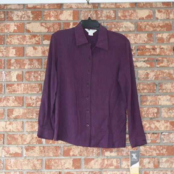 Sharon Young Tops - Sharon Young Purple Blouse NWT